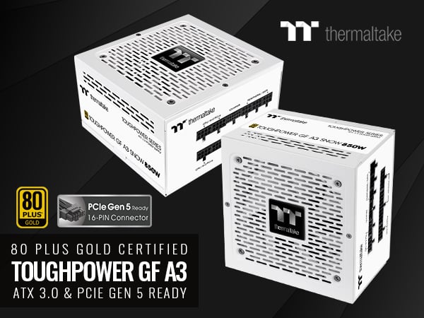 Thermaltake Toughpower GF A3 Snow Edition 850W Power Supply